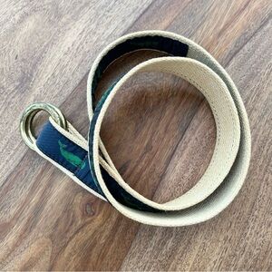 Vintage men’s whale ribbon rope belt